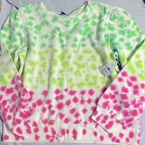 Puff sleeve sweatshirt